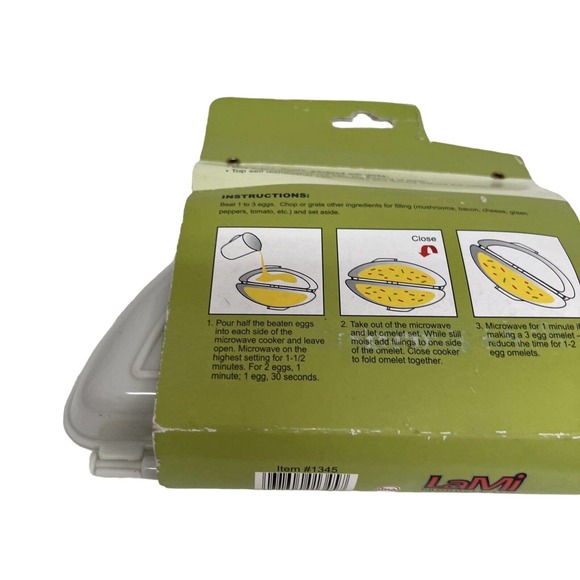 LAMI Microwave Omelet Maker NEW Dishwasher Safe - Picture 10 of 10